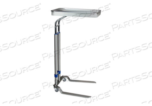 OEM#: 06688670008867SS BENJAMIN FOOT OPERATED STAINLESS STEEL MAYO STAND, 12-5/8 X 19-1/8 TRAY by Blickman
