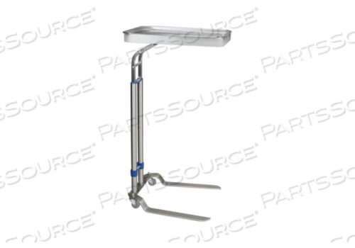 OEM#: 06688710008871SS JUMBO BENJAMIN FOOT OPERATED STAINLESS STEEL MAYO STAND, 20 X 25 TRAY by Blickman