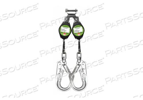 OEM#: V845526006LESRL-50602-6LE SELF-RETRACTING LIFELINE, 6L, DYNEEMA WEBBING, TWIN LEG, STEEL REBAR by SureWerx