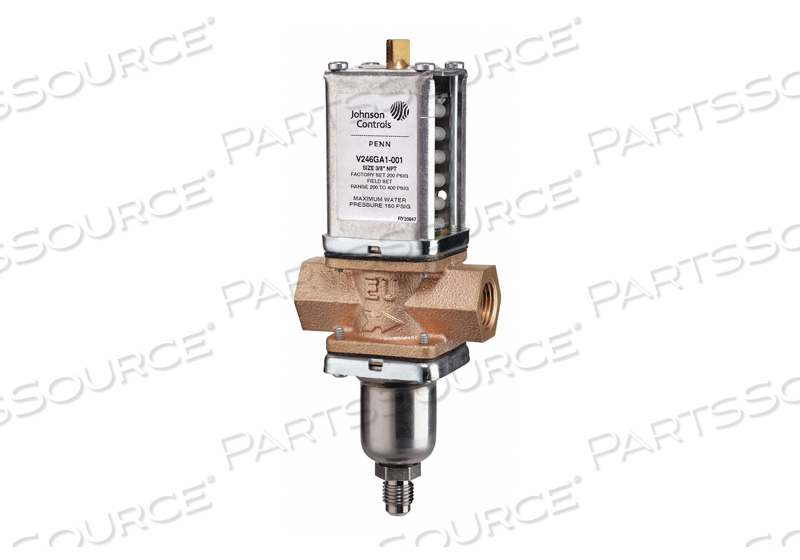 OEM#: V246GA1-001CWATER REGULATING VALVE 2 WAY 3/8 IN by Johnson Controls