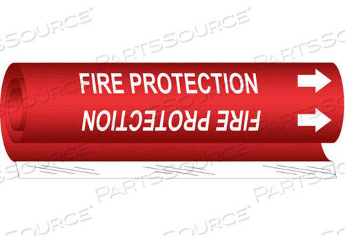 OEM#: 5688-IIPIPE MRKR FIRE PROTECTION 2-1/2TO7-7/8IN by Brady Americas