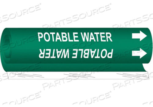 OEM#: 5744-OPIPE MARKER POTABLE WATER 1/2TO1-3/8 IN by Brady Americas