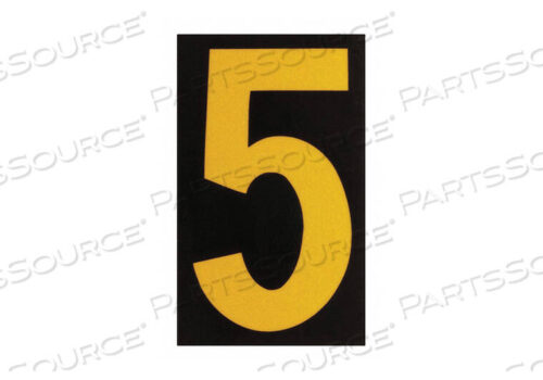 OEM#: 5890-5REFLECTIVE NUMBERS AND LETTERS 5 PK25 by Brady Americas