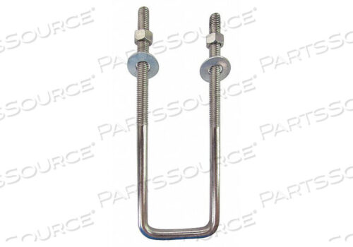 OEM#: U17267.037.0405U BOLT SQUARE BEND 304 SS 3/8-16 by Fabory
