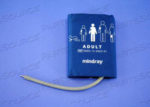 Replaces Mindray North America 0683-15-0003-01EASY CARE CUFF, 1 HOSE, ADULT (1)