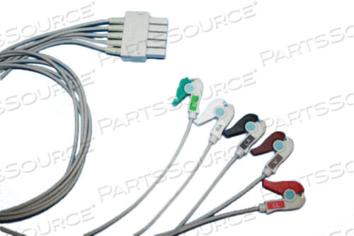 Replaces Mindray North America 0012-00-1262-015 LEAD ECG PINCH LEAD WIRES - 40
