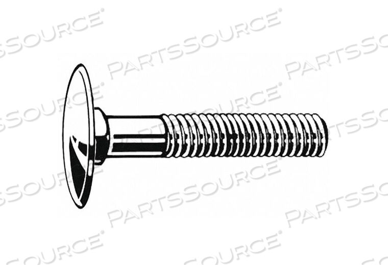 OEM#: U08350.037.0250STEP BOLT A307 LOW CS 3/8INX2-1/2IN PK25 by Fabory