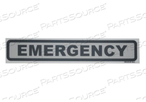 EMERGENCY LABEL