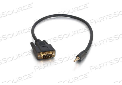 OEM#: 0244418 DB9 MALE - 0.13 MALE RS232 ADAPTER CABLE - BLACK by Legrand AV (C2G)