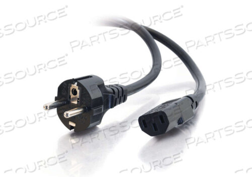 OEM#: 031382.5M EUROPEAN POWER CORD BLK by Legrand AV (C2G)