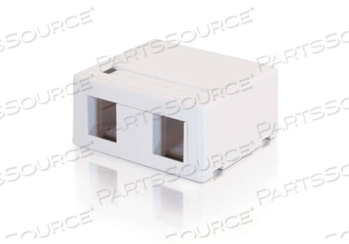 OEM#: 03833KEYSTONE SURFACE MOUNT BOX 2-PORT WHT by Legrand AV (C2G)