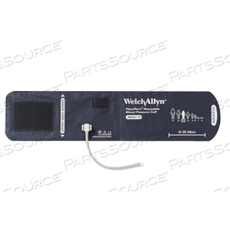 OEM#: REUSE-12-1TPECUFF, REUS, LG AD, 1-TUBE, TPE by Welch Allyn Inc.