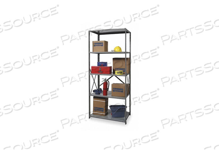 OEM#: 5710-24HGMETAL SHELVING OPEN STARTER 87 H 5 SHELF by Hallowell
