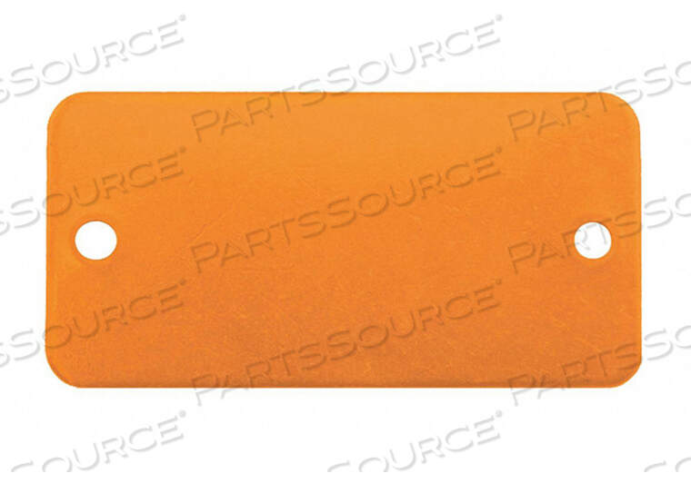 OEM#: 43002BLANK TAG RECTANGLE ORANGE PK5 by C.H. Hanson