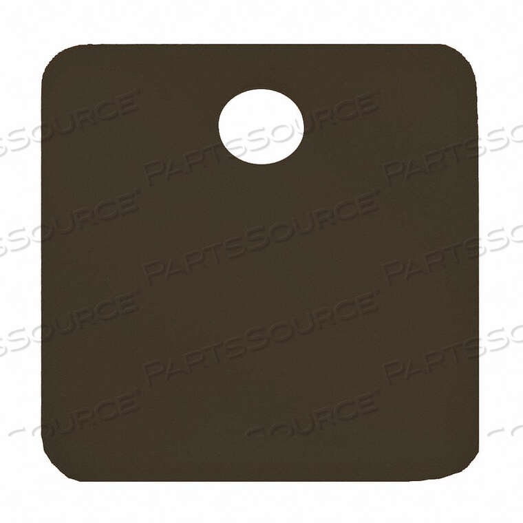 OEM#: 43020BLANK TAG SQUARE BLACK PK5 by C.H. Hanson