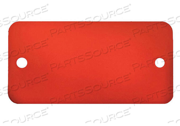 OEM#: 43053BLANK TAG RECTANGLE RED PK5 by C.H. Hanson