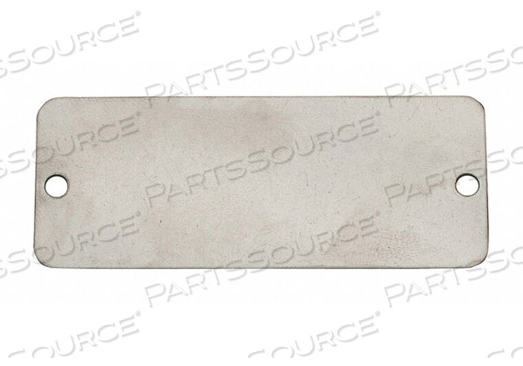 OEM#: 43119BLANK TAG RECTANGLE STEEL PK10 by C.H. Hanson