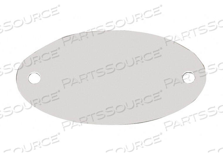 OEM#: 43200BLANK TAG OVAL STEEL PK25 by C.H. Hanson