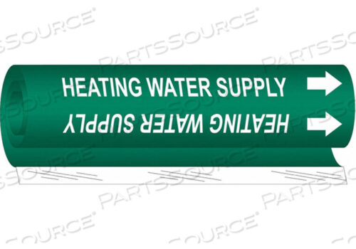 OEM#: 5826-OPIPE MARKER HEATING WATER SUPPLY by Brady Americas