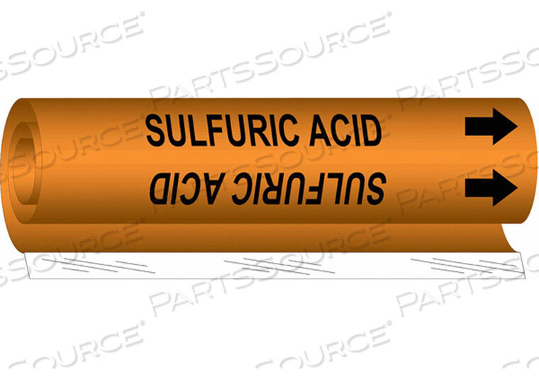 OEM#: 5853-OPIPE MARKER SULFURIC ACID by Brady Americas