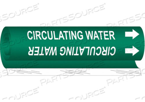 OEM#: 5654-IIPIPE MARKER CIRCULATING WATER by Brady Americas