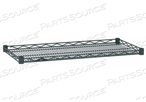 OEM#: HDM2436-DSGMETRO HDM2436-DSG SUPER ERECTA DROP MAT WIRE DISPLAY SHELF, SMOKED GLASS, 24 X 36 by Intermetro Industries (Emerson)