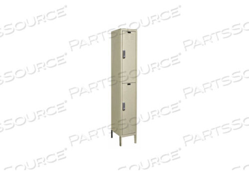 OEM#: UEL1258-2A-PTDIGITECH DOUBLE TIER 2 DOOR ELECTRONIC ACCESS LOCKER, 12WX15DX36H, TAN, ASSEMBLED by Hallowell
