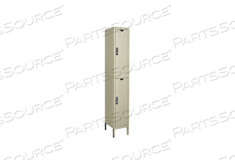 OEM#: UEL1258-2A-PTDIGITECH DOUBLE TIER 2 DOOR ELECTRONIC ACCESS LOCKER, 12WX15DX36H, TAN, ASSEMBLED by Hallowell