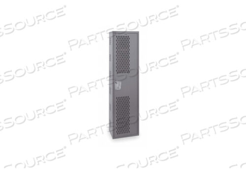 OEM#: HWBA212-1HGSINGLE TIER 1 DOOR WELDED SINGLE-POINT VENTILATED LOCKER, 12WX12DX72H,DRK GRY,ASSEMBLED by Hallowell