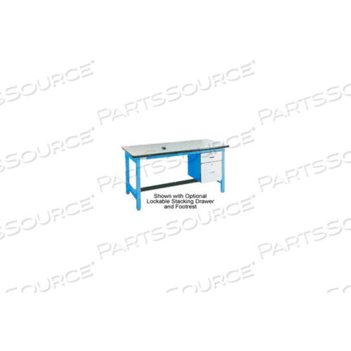 OEM#: HD7230PL-HDLE-L1472 X 30 FIXED HEIGHT HEAVY DUTY WORKBENCH PLASTIC LAMINATE TOP - BLUE by Proline
