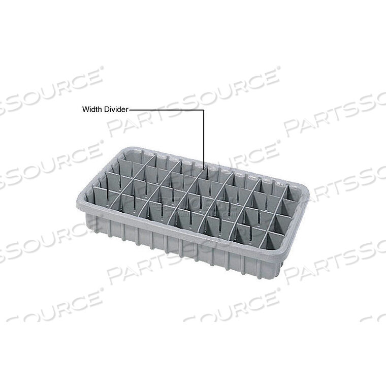 OEM#: 50P0004047WIDTH DIVIDER FOR DIVIDABLE NESTING BOX 50P1805050, GRAY by Cr Daniels | Dandux