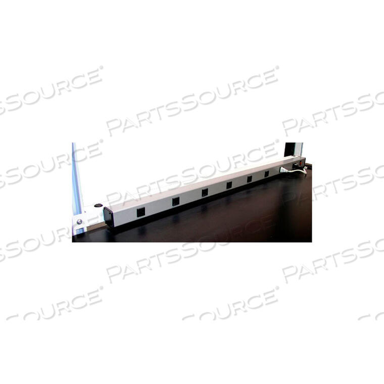 OEM#: ESMR60/ES48-RFW-627ELECTRICAL SUPPLY MOUNTING RAIL FOR A 60 BENCH by Proline