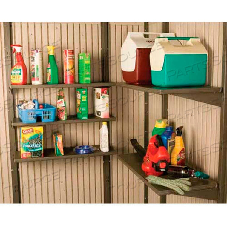 OEM#: 011514 X 30 5 PACK SHELF ACCESSORY KIT FOR LIFETIME SHEDS by Lifetime Products