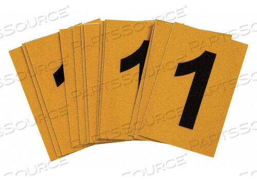 OEM#: 5920-1NUMBER LABEL 1 1-1/2IN.HX1IN.W PK25 by Brady Americas