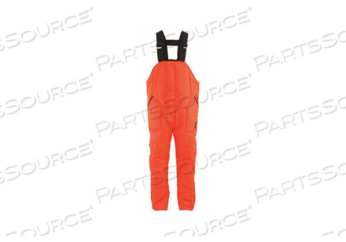 OEM#: 0385RHVOLARL2L2 HIVIS IRON-TUFF HIGH BIB OVERALL REGULAR, HIVIS ORANGE - LARGE by RefrigiWear