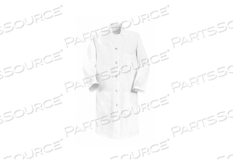 OEM#: 5210WH RG LRED KAP WOMENS BUTTON CLOSURE LAB COAT, WHITE, POLY/COTTON, L by VF Imagewear, Inc.