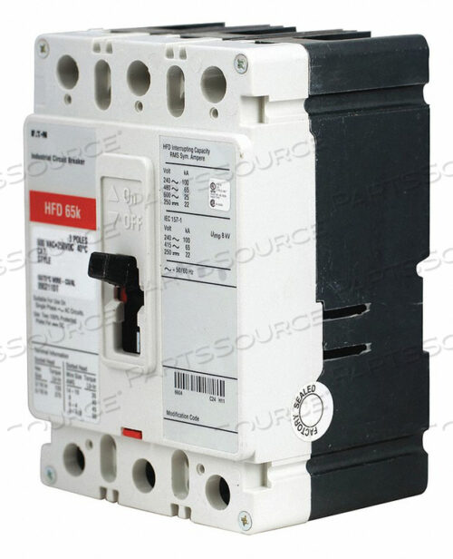 OEM#: HFD3020CIRCUIT BREAKER 20A 3P 600VAC HFD by Eaton