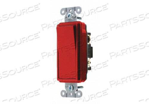 OEM#: DS320RWALL SWITCH 20A RED 1 HP 3-WAY SWITCH by Hubbell Incorporated, Wiring Device-Kellums