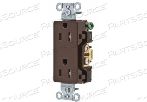OEM#: DRS15TRRECEPTACLE BROWN NYLON 0.5 HP 125VAC by Hubbell Power Systems