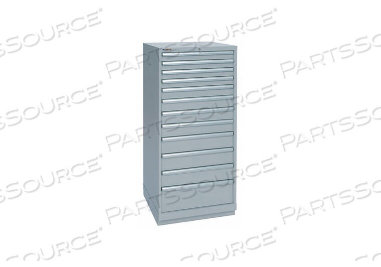 OEM#: HS13-1201A-FTKALGMOD DRWR CAB 59-1/2 H 12 DRWR LIGHT GRAY by Lista