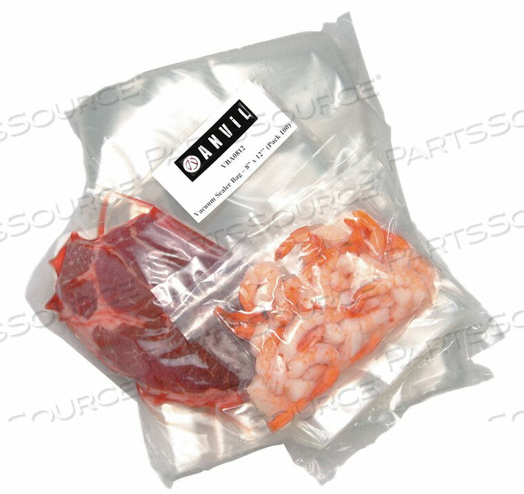 OEM#: 40816VACUUM BAG STANDARD LDPE OPEN HEAT PK100 by Vollrath