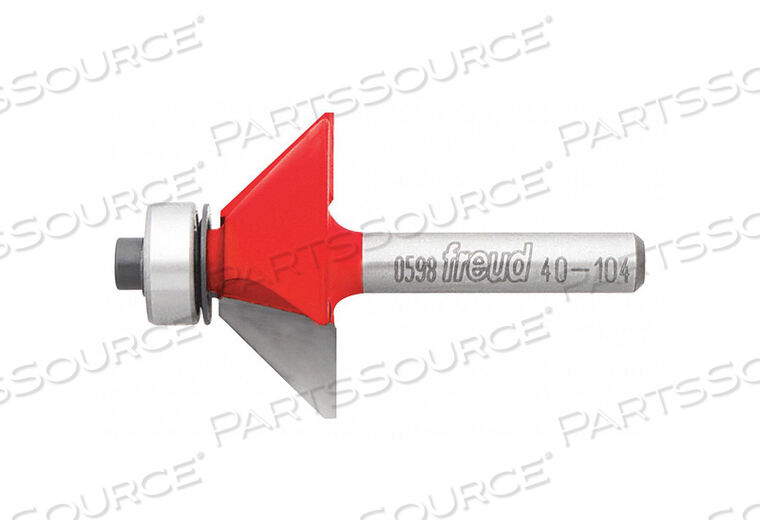 OEM#: 40-104CHAMFER PROFILE ROUTER BIT 1-11/32 by Freud