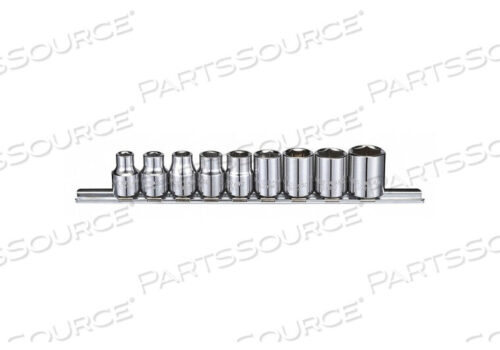 OEM#: 53PN37SOCKET SET 3/8 SAE CHROME 9PCS by Westward