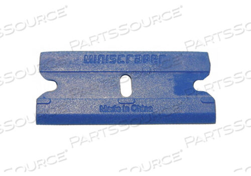 OEM#: GDS-137SCRAPER BLADE BLUE PLASTIC PK100 by Miniscraper