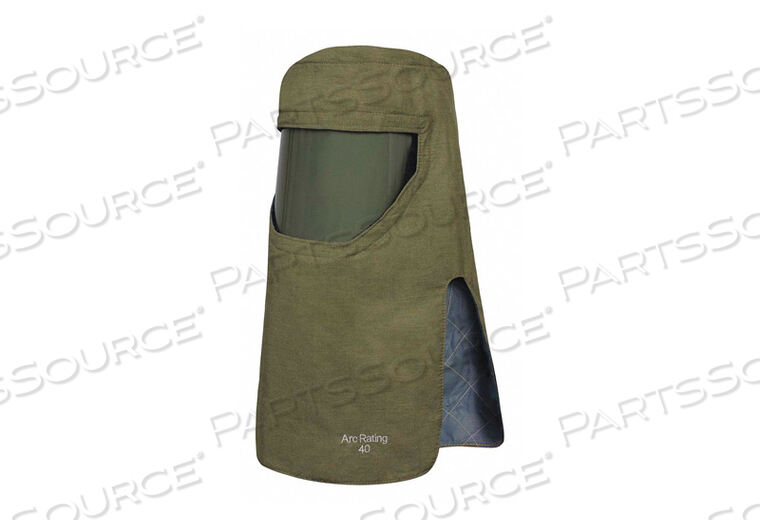 OEM#: H65NPQHHATPVARC FLASH HOOD UNIVERSAL SIZE GREEN by National Safety Apparel