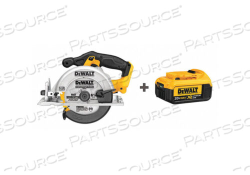 OEM#: DCS391B/DCB204CORDLESS CIRC SAW KIT 6-1/2 IN BLADE DIA by DeWalt