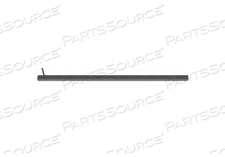 OEM#: 5HN11OUTLET STRIP 10 OUTLET 15A 48 L GRY by Power First