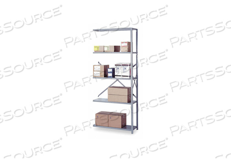 OEM#: DD8007XMETAL SHELVING OPEN ADD-ON 84 H 5 SHELF by Lyon