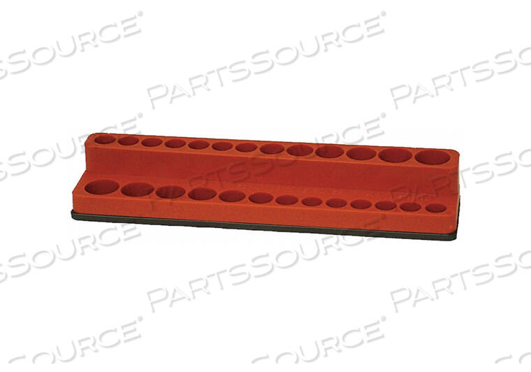 OEM#: 5NNE3TOOL ORGANIZER SOCKETS 1/4 DR RED MAG. by Westward