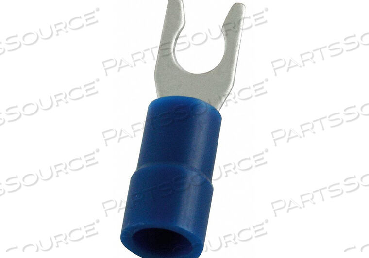 OEM#: 5WHD6FORK TERMINAL LOCKNG #8 STUD BLUE PK100 by Power First